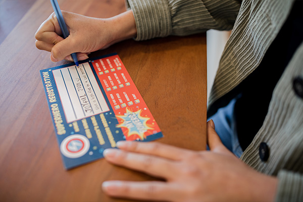 Superhero Registration Card