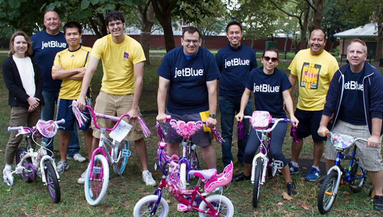 JetBlue Bike Team Building Event